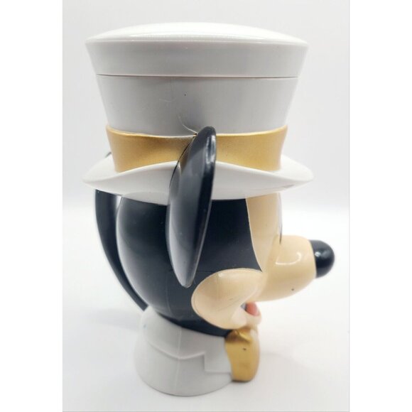 Disney Mickey Mouse Mug Cup Attached Flip Lid Microwave Dishwasher Safe Vintage - Picture 4 of 9